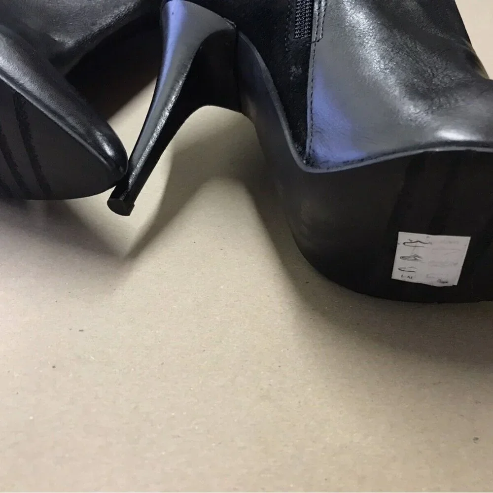 Charles David Kris Over The Knee Leather Suede Boots